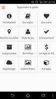 Apprendre le poker 海报