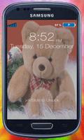 Teddy Bear Pin Screen Lock Affiche