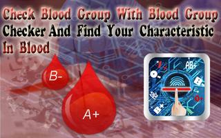 Blood Group Checker Prank Plakat