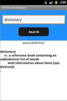 OnLine Dictionary capture d'écran 2