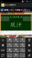 大人の漢字力 screenshot 1