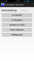 Live Feedback Teilnehmer Screenshot 1