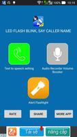 FLASH BLINK, SAY CALLER NAME Poster