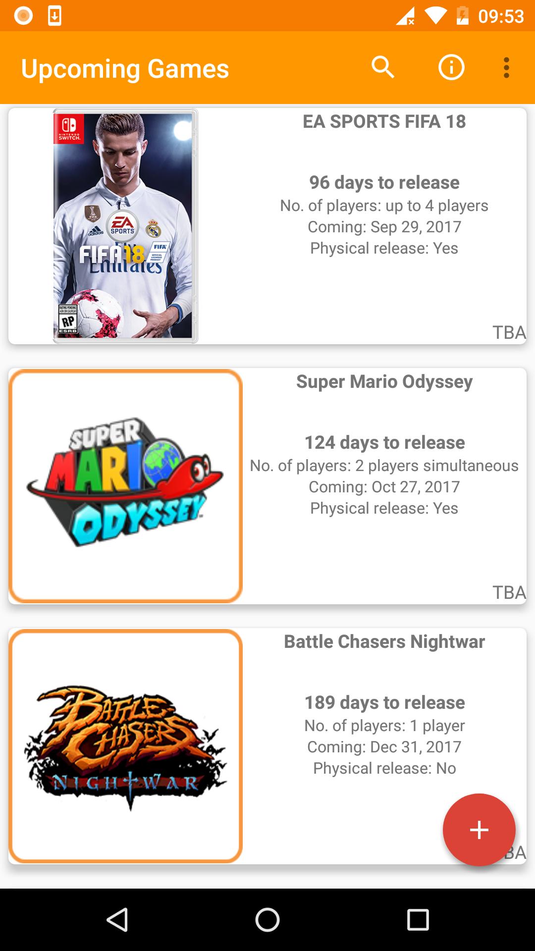 Upcoming games for Nintendo Switch for Android - APK Download