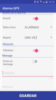Alarma GPS captura de pantalla 2