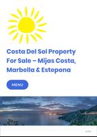 Costa Del Sol Property Plakat