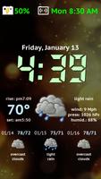 Weather Night Dock PRO poster