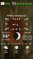 Weather Night Dock PRO imagem de tela 1