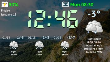 Weather Night Dock PRO imagem de tela 3