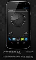 Glass clock. widget. LIGHT. پوسٹر