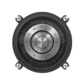 Retro clock. Analog. icon
