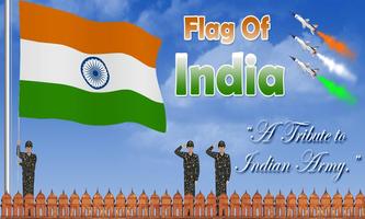 Flag Of India HD LWP ภาพหน้าจอ 1