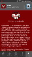 برنامه‌نما Rádio FM 101 عکس از صفحه
