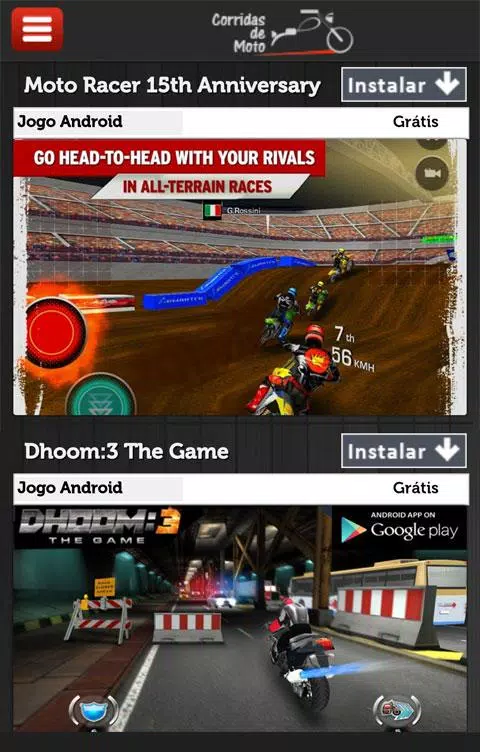 Download do APK de Corridas de moto de rua para Android