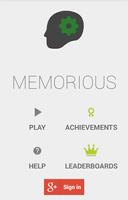 Memorious - Memory Brain Game Affiche