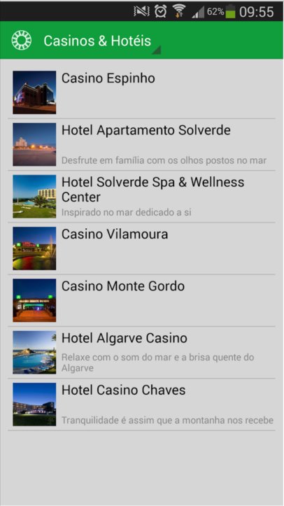 Solverde App Screenshot