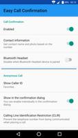 Easy Call Confirmation ảnh chụp màn hình 1