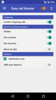 Easy call blocker পোস্টার