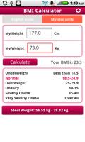 BMI Calculator Droid Ekran Görüntüsü 3