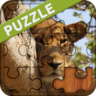 Juegos de puzzle de animales icono