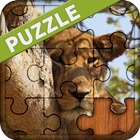 Jeux de puzzle d'animaux icône