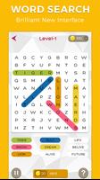 Word Search English Game Affiche