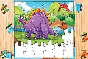 Puzzles for family Affiche