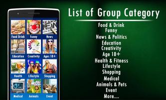 WhatsGroup - Join Unlimited Groups โปสเตอร์