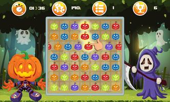Pumpkin Puzzle - Match 3 Game captura de pantalla 1