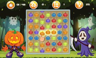 Pumpkin Puzzle - Match 3 Game captura de pantalla 2