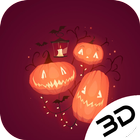 Pumpkin Red Halloween-icoon