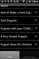 Puppet Making and Sock Puppets پوسٹر