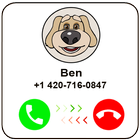 Calling Talking Dog Ben 🐶 (OMG He Answered) icône