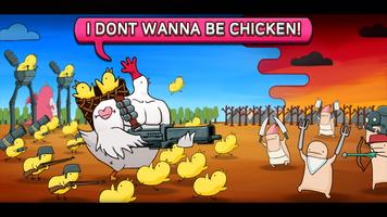 Poster Chicken VS Man