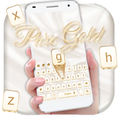 Pure Gold  Keyboard Theme icône