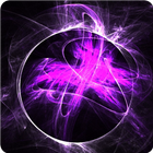 Purple Neon Emoji Ball icône