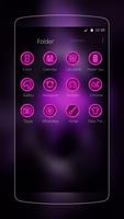 Purple Neon Emoji Ball capture d'écran 2