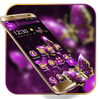 Purple Luxury Golden Butterfly Theme-icoon