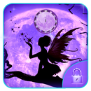 Purple crescent fairy theme aplikacja