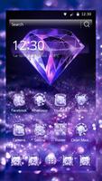 پوستر Purple Diamond Wallpaper