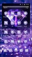 برنامه‌نما Purple Diamond Wallpaper عکس از صفحه