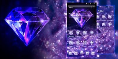 Purple Diamond Wallpaper capture d'écran 3