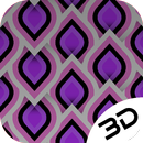 Purple Feather Flat Design Live 3D Wallpaper APK