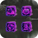 Purple Flower Smoke Icon Pack APK