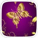 Purple Golden Butterfly APK