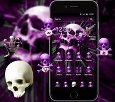 Skull Gothic Theme syot layar 1