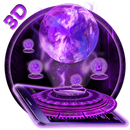 3D  Purple Smock Ball Theme APK