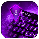 Purple Tech Keyboard Theme APK