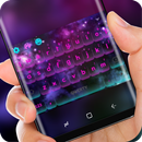 Purple Galaxy Night Keyboard Nebula APK