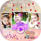 Baby Photo Video Slideshow icône